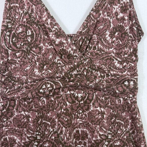 Patagonia Mauve Sleeveless Abstract Paisley Organic Cotton Margot Dress Womens M - Picture 5 of 7